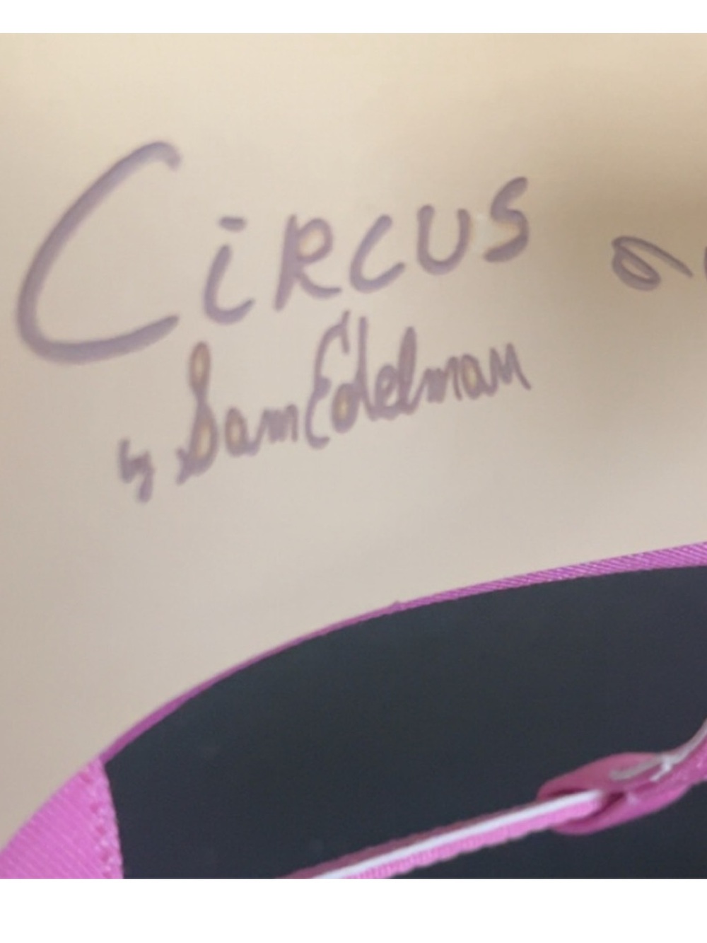 Sam Edelman Pink Pointed Slingback Heel with Bow Charm - Picture 3 of 4